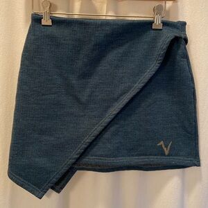 Voormi mini skirt wool blend fleece lined size M